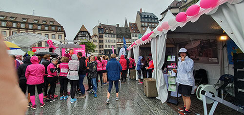 Mobilisation sous la pluie pour La Strasbourgeoise